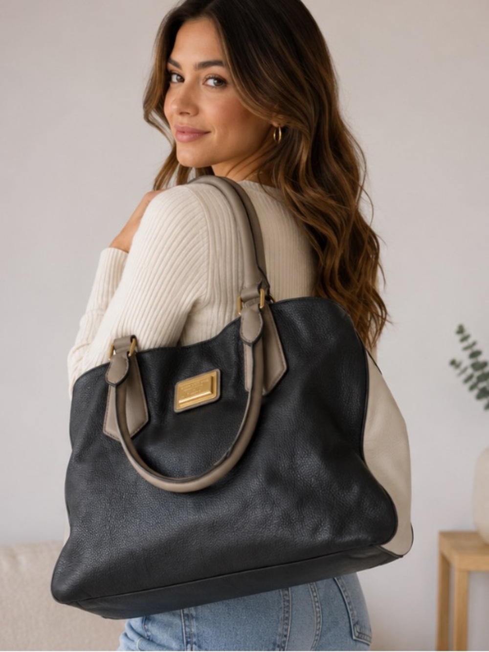VTG! 🌟 MARC By Marc Jacobs STANDARD SUPPLY Tri-Color Leather Tote Bag✨ LIKE NEW!